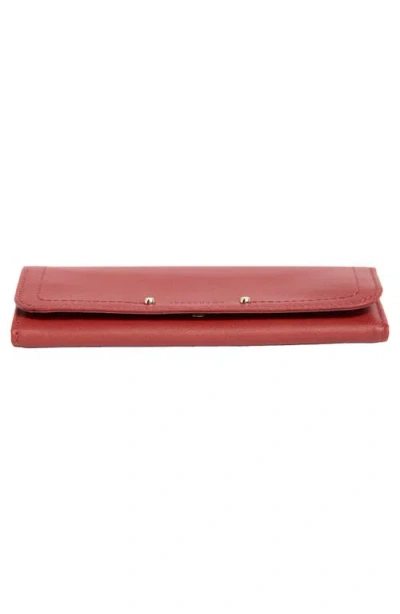 Longchamp Leather Continental Flap Wallet