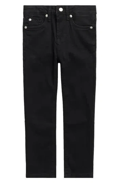 7 For All Mankind Kid's Slimmy Slim Fit Jeans In Black