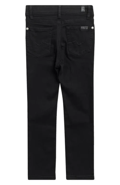 7 For All Mankind Kid's Slimmy Slim Fit Jeans In Black