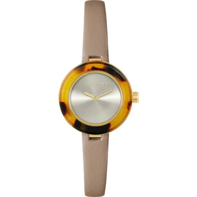Ted Baker London Lenara Leather Strap Watch, 28mm
