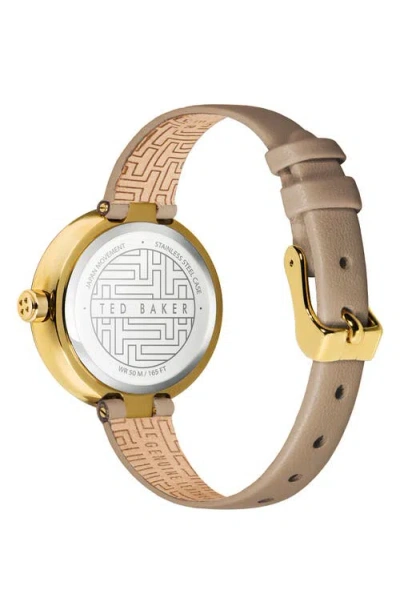 Ted Baker London Lenara Leather Strap Watch, 28mm