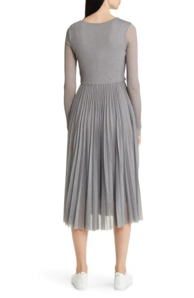 Hugo Boss Erlissi Pleated Long Sleeve Dress