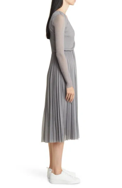 Hugo Boss Erlissi Pleated Long Sleeve Dress