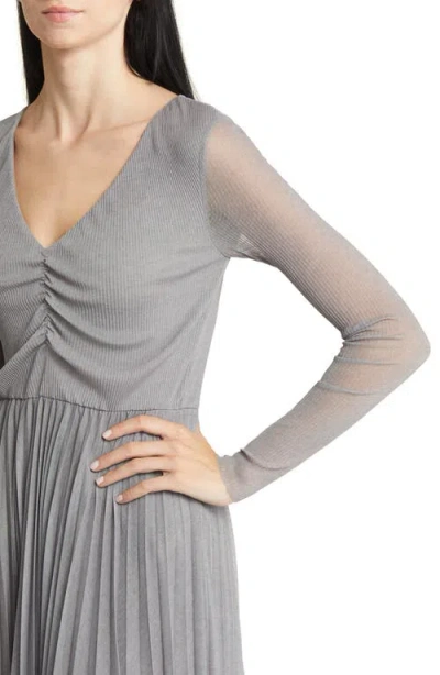 Hugo Boss Erlissi Pleated Long Sleeve Dress