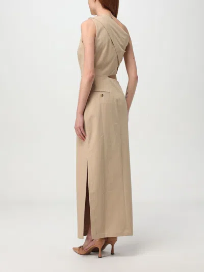 Max Mara One-shoulder Dress With Elegant Draping And Cut-out Detail
