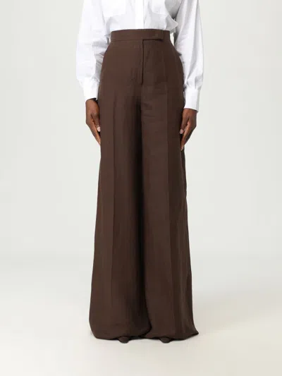 Max Mara Pants Woman Brown
