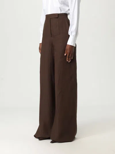 Max Mara Pants Woman Brown