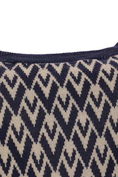Valentino Garavani Toute La V Jacquard Virgin Wool Sweater In Neutral
