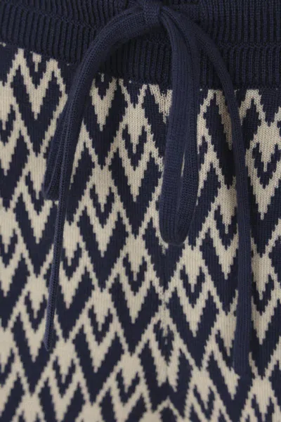 Valentino Garavani Toute La V Jacquard Virgin Wool Joggers