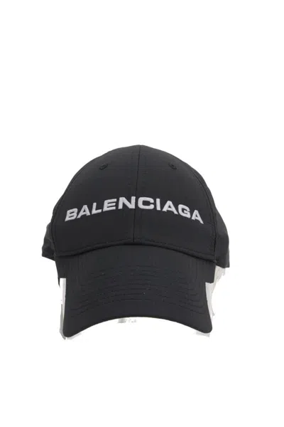 Balenciaga Logo Embroidered Adjustable Baseball Cap