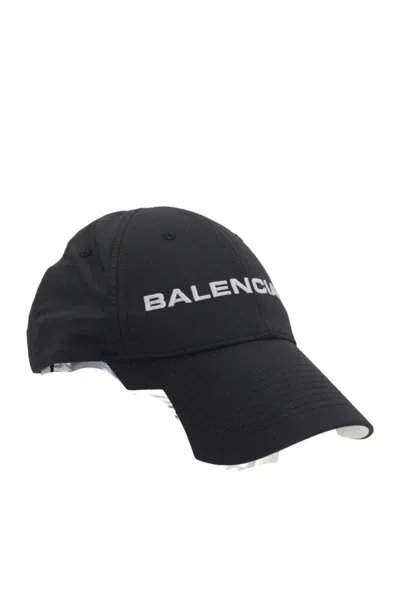 Balenciaga Logo Embroidered Adjustable Baseball Cap