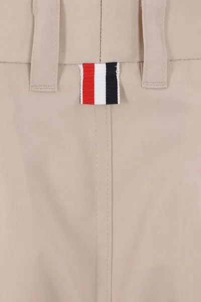 Thom Browne Typewriter Cloth Utility Chino Shorts Khaki In Multi