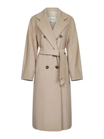 Max Mara Women Ecru 101801 Icon Coat Madame Coat