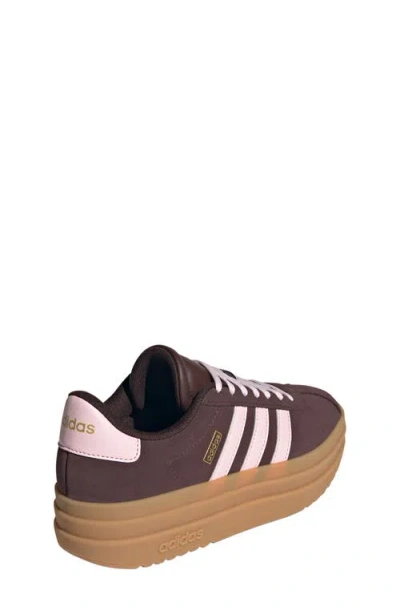 Adidas Originals Adidas Kids' Vl Court Bold Lifestyle Sneaker In Brown
