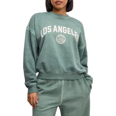 Good American Brushed Fleece Graphic Sweatshirt