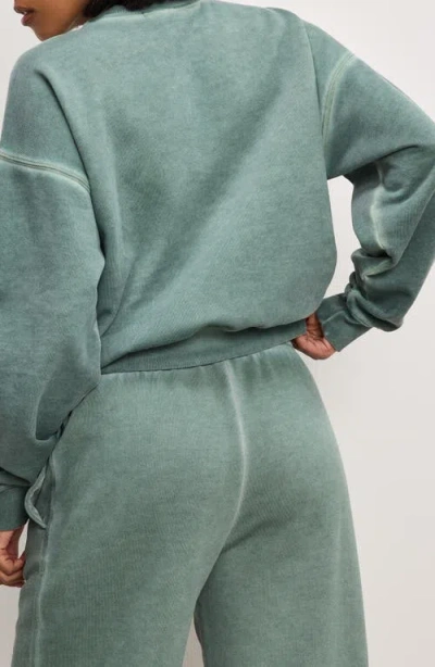 Good American Brushed Fleece Graphic Sweatshirt