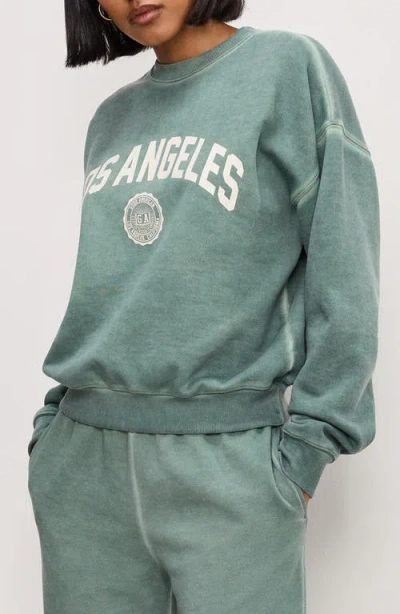 Good American Brushed Fleece Graphic Sweatshirt
