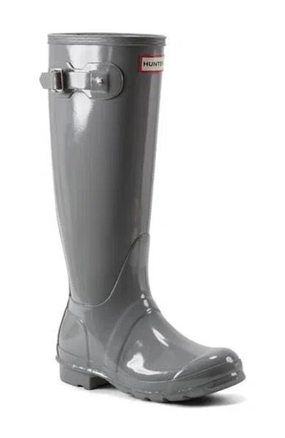 Hunter Refined Tall Gloss Waterproof Rain Boot
