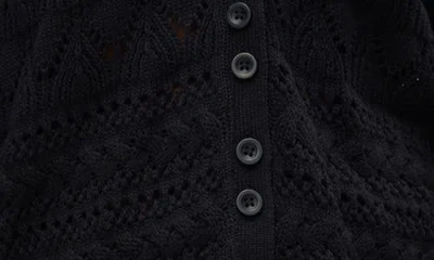 Vero Moda Pointelle Flare Sleeve Cardigan