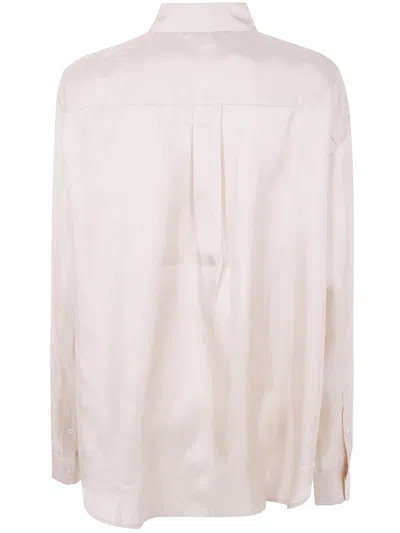 Pierre-louis Mascia Printed Silk Shirt In Neutral