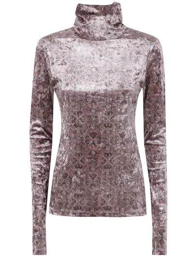 Pierre-louis Mascia Velvet Patterned Sweater