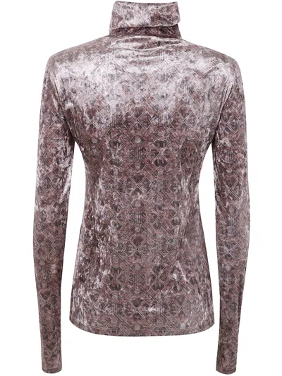 Pierre-louis Mascia Velvet Patterned Sweater