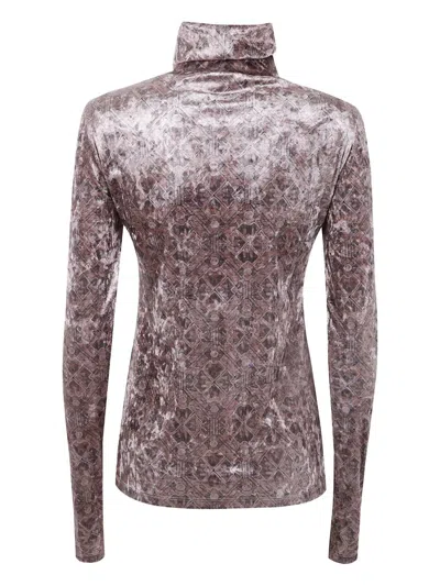 Pierre-louis Mascia Velvet Patterned Sweater