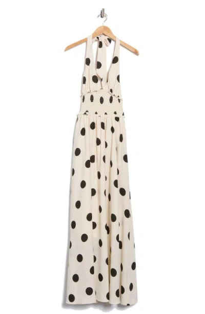 Love By Design Nina Patterned Halter Maxi Dress