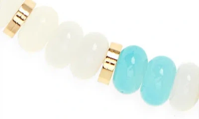 Leith Glass Beaded Necklace In Pattern