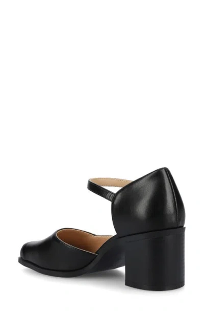 Journee Collection Evangeline Block Heel Pump