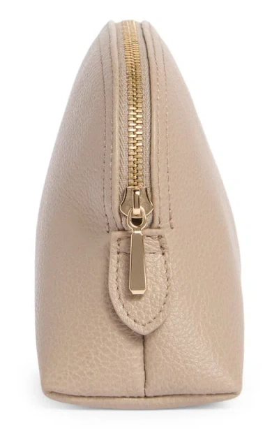 Longchamp Leather Dome Cosmetics Case