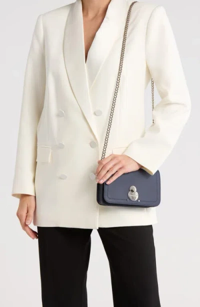 Longchamp Leather Flap Wallet On A Chain