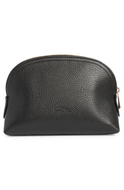 Longchamp Leather Dome Cosmetics Case