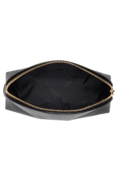 Longchamp Leather Dome Cosmetics Case