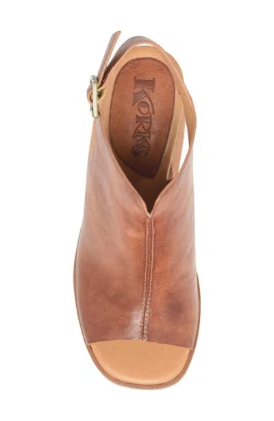 Korks Paula Block Heel Slingback Sandal
