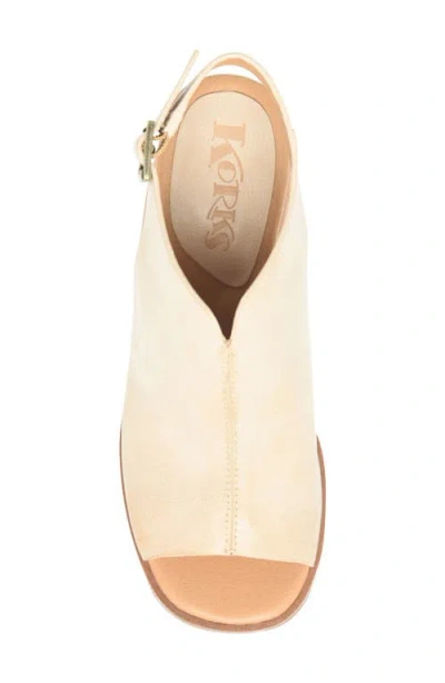 Korks Paula Block Heel Slingback Sandal