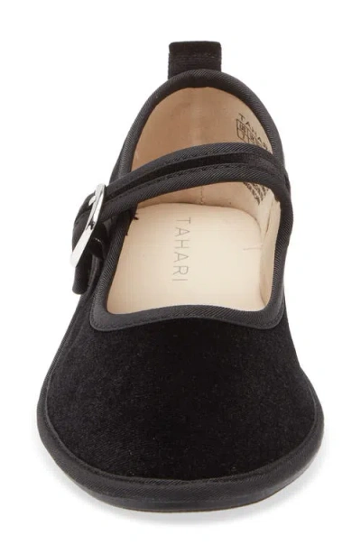 Tahari Velvet Mary Jane Flat