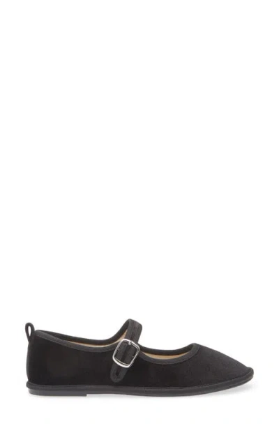 Tahari Velvet Mary Jane Flat