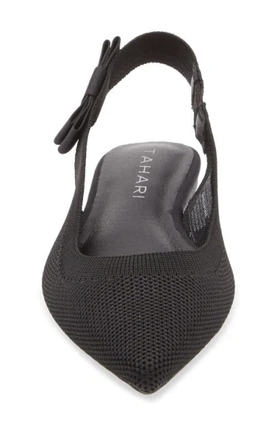 Tahari Knit Slingback Flat