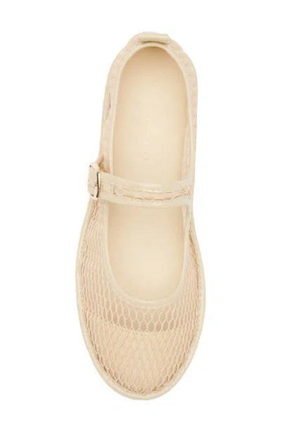 Tahari Mesh Mary Jane Flat