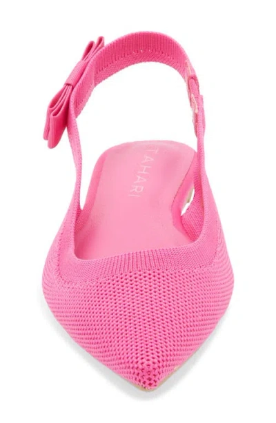 Tahari Knit Slingback Flat