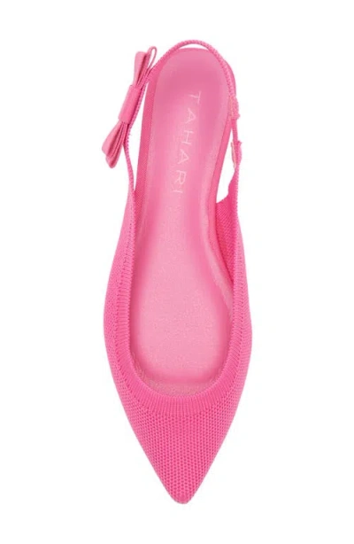 Tahari Knit Slingback Flat