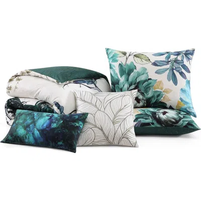 Bebejan Peacock Jardin Reversible Cotton Sateen Comforter Set