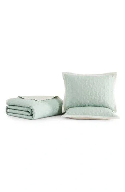 Bebejan Reversible Textured Cotton Sateen Coverlet Set