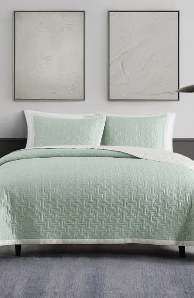 Bebejan Reversible Textured Cotton Sateen Coverlet Set