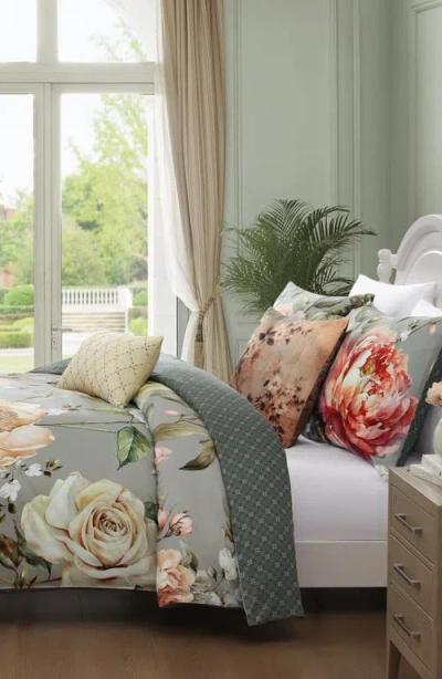 Bebejan Whispering Willows Floral Reversible Cotton Sateen Comforter Set