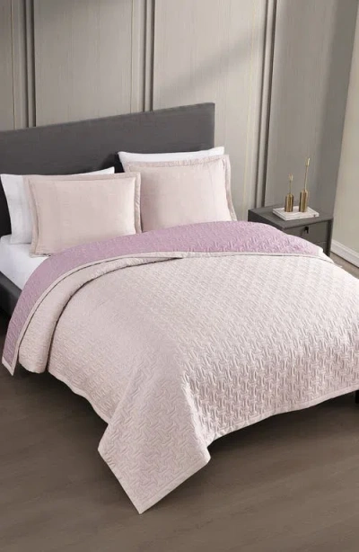 Bebejan Reversible Textured Cotton Sateen Coverlet Set