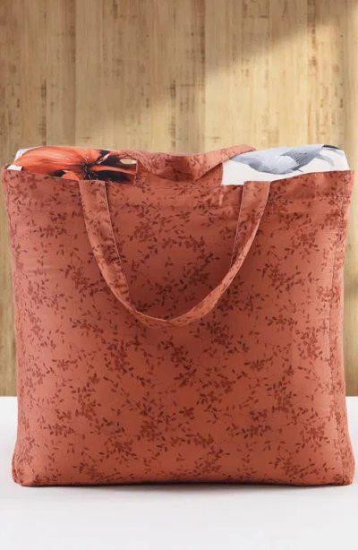Bebejan Carnelian Floral Reversible Cotton Sateen Comforter Set
