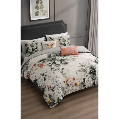 Bebejan Hummingbird Bloom Reversible Cotton Sateen Comforter Set