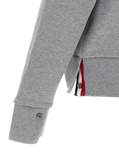 Thom Browne 4 Bar Cardigan Sweaters And Cardigans Gray